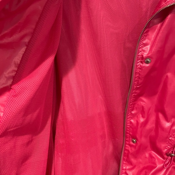 NWT Style & Co Hot Pink Water Resistant Lightweight Jacket. Size Large - Picture 3 of 6